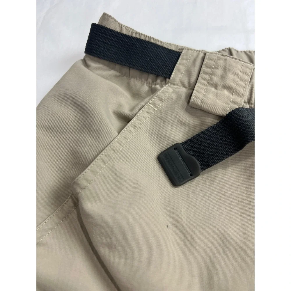 The‎ North Face Cargo Shorts Mens Large Tan Belted Hiking Outdoor Gorpcore E7
